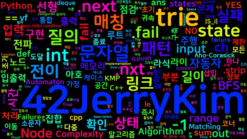 Featured image of post [Algorithm] C++ 백준 9250번: 문자열 집합 판별