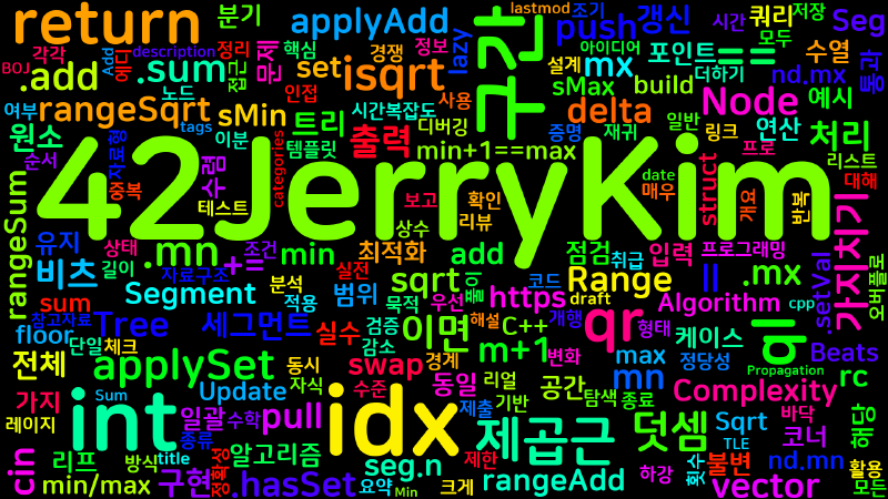 Featured image of post [Algorithm] C++ 백준 17476번: 수열과 쿼리 28