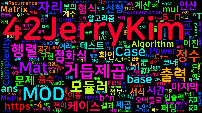 Featured image of post [Algorithm] cpp 백준 12728번: n제곱 계산