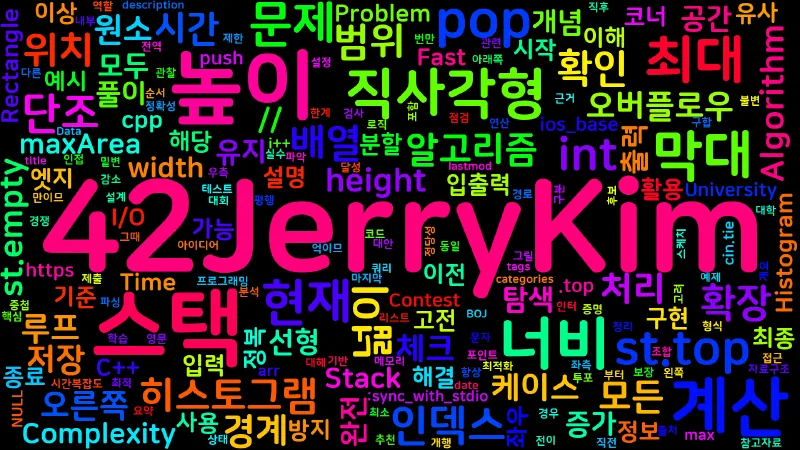 Featured image of post [Algorithm] C++ 백준 1725번: 히스토그램