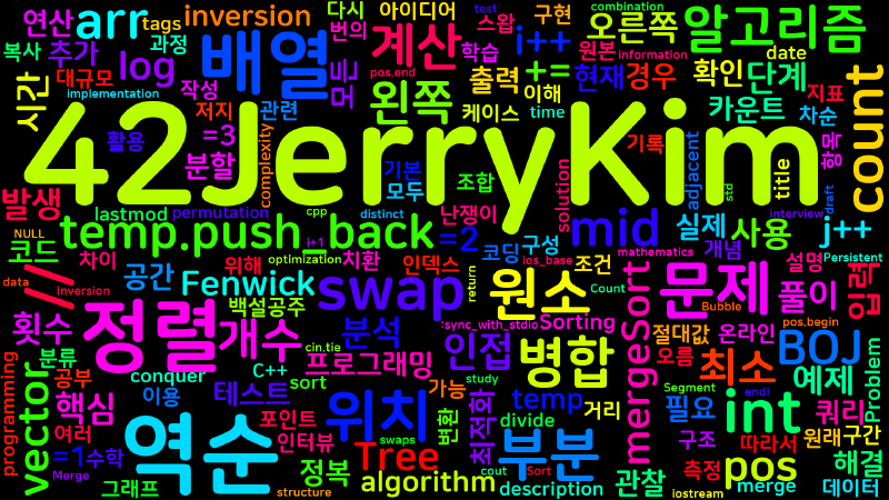 Featured image of post [Algorithm] C++ 백준 123336번 A Sorting Problem - 역순쌍 개수