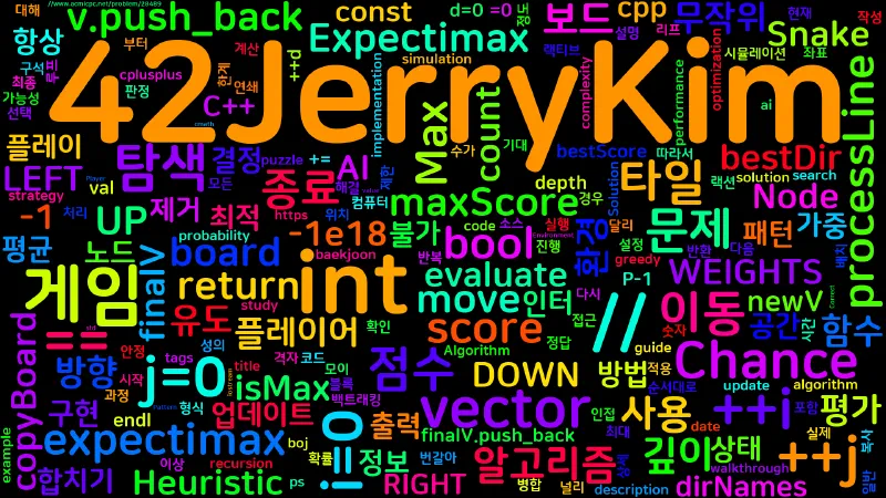 Featured image of post [Algorithm] C++ 백준 28489번 2048 게임 AI