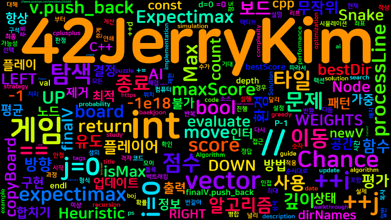 Featured image of post [Algorithm] C++ 백준 28489번 2048 게임 AI