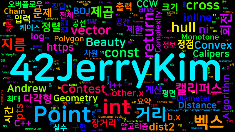 Featured image of post [Algorithm] C++ 백준 27046번: Beauty Contest