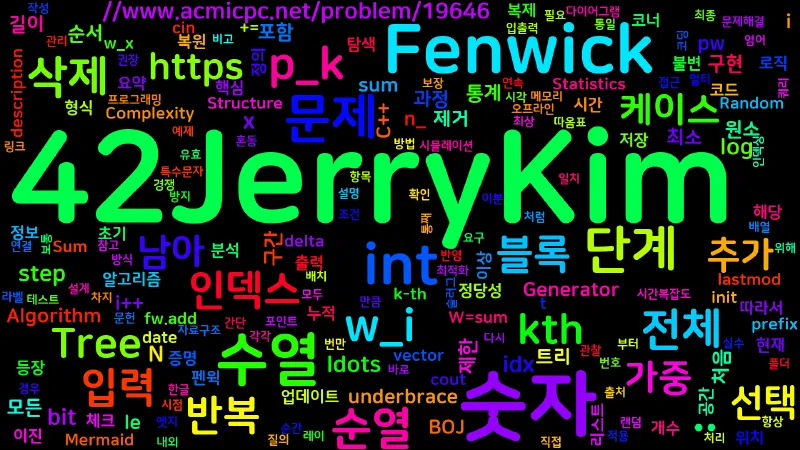 Featured image of post [Algorithm] C++ 백준 19646번: Random Generator