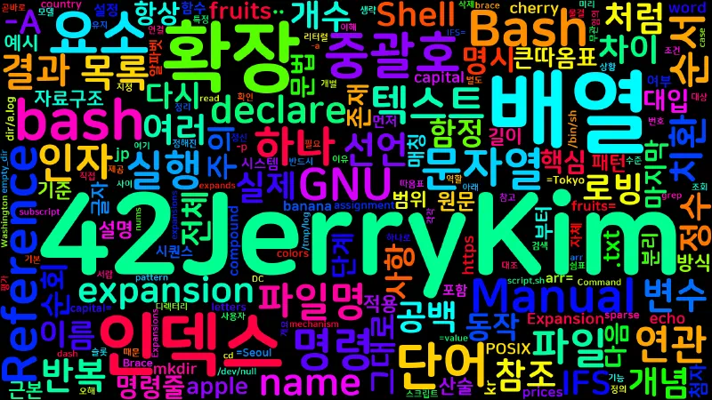 Featured image of post [Bash Shell] 31. 배열과 셸 확장 - Brace/Parameter Expansion