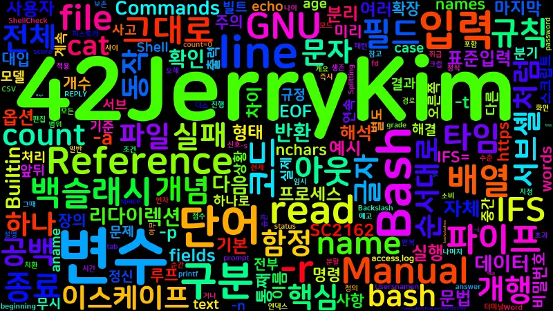 Featured image of post [Bash Shell] 30. read - 표준입력과 사용자 입력