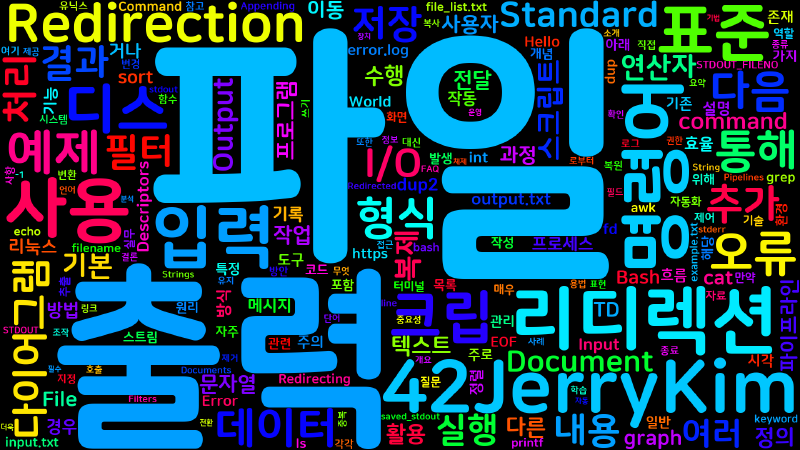 Featured image of post I/O Redirection - 명령어의 입력과 출력을 다루는 방법