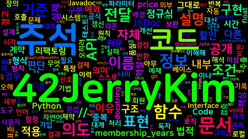 Featured image of post [Clean Code] 07. 주석은 실패를 의미한다