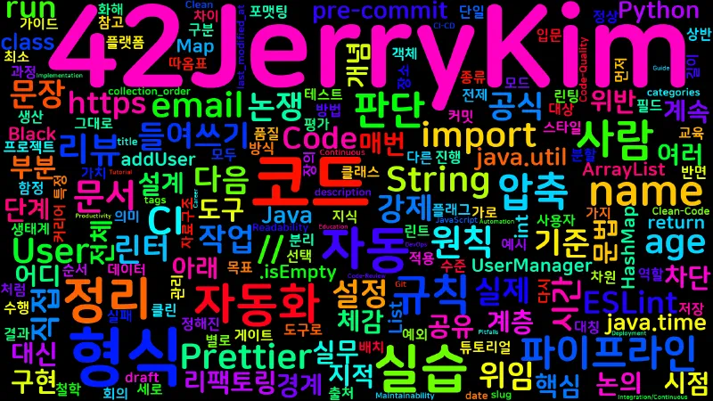 Featured image of post [Clean Code] 10. 포맷팅·린팅 자동화 실습