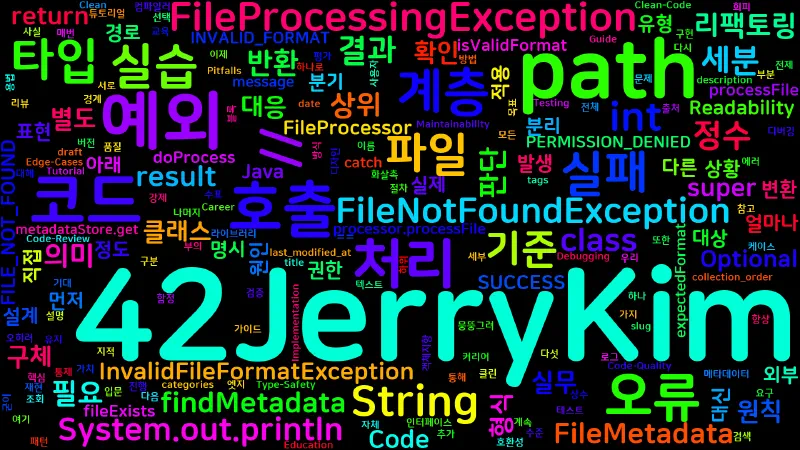 Featured image of post [Clean Code] 14. 오류 처리 리팩토링 실습