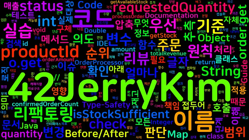 Featured image of post [Clean Code] 04. 네이밍 리팩토링 실습