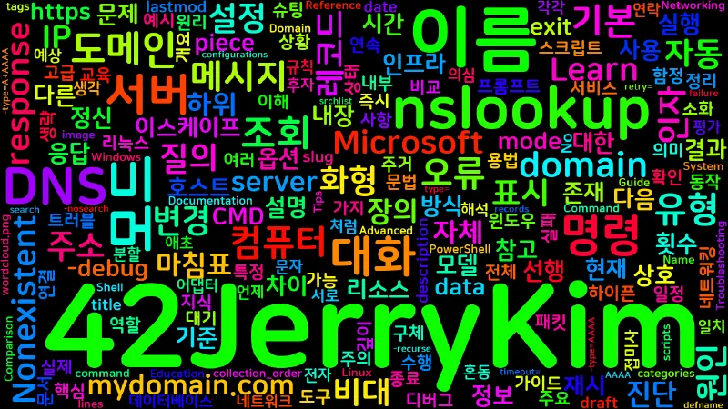 Featured image of post [CMD] 76. nslookup - DNS 질의와 인프라 진단