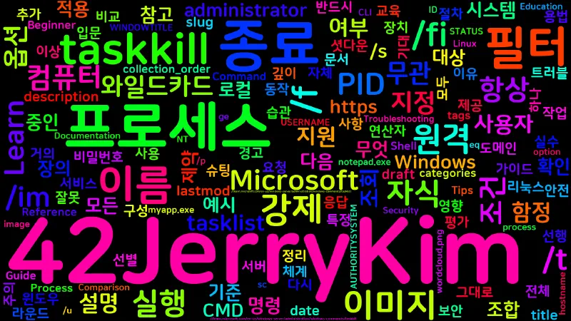 Featured image of post [CMD] 55. taskkill - 프로세스 종료