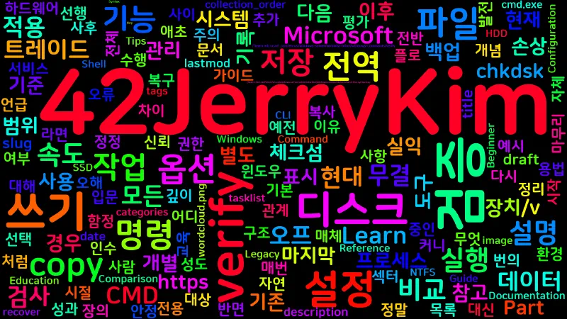 Featured image of post [CMD] 53. verify - 디스크 쓰기 검증 설정