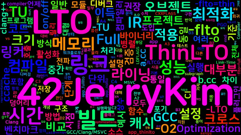 Featured image of post [Compiler 03] LTO와 ThinLTO 실전 적용