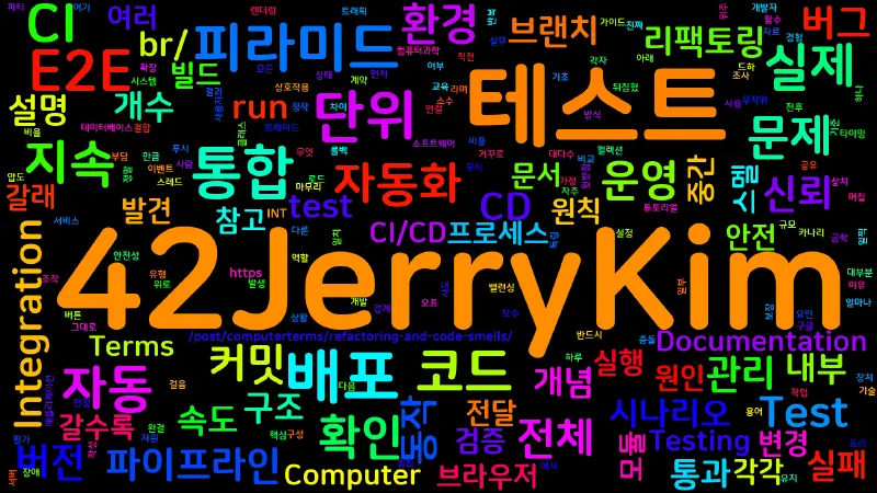Featured image of post [Computer Terms] CI/CD와 테스트 유형 (Continuous Integration, Test Pyramid)