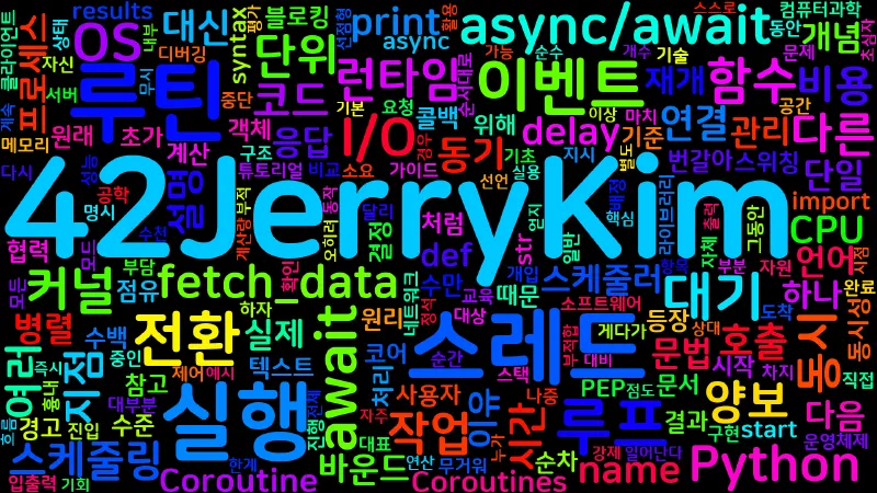 Featured image of post [Computer Terms] 코루틴과 async/await (Coroutine, async/await)
