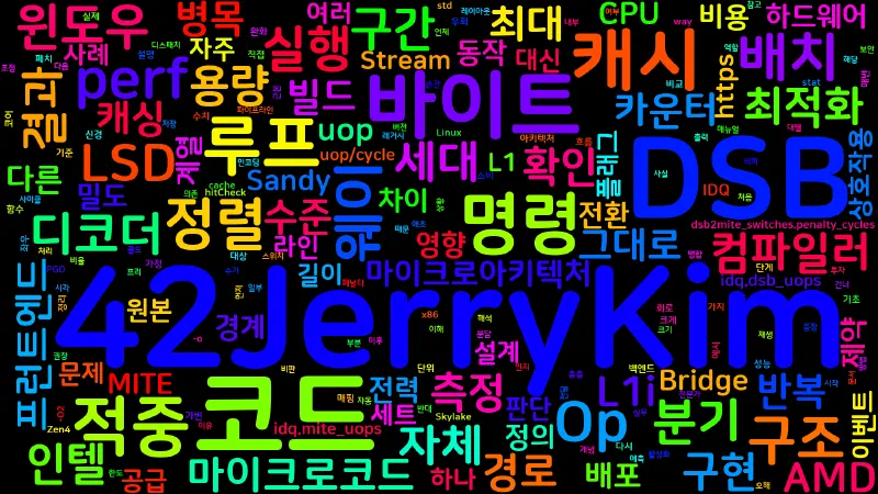 Featured image of post [CPU 05] μOp 캐시와 DSB
