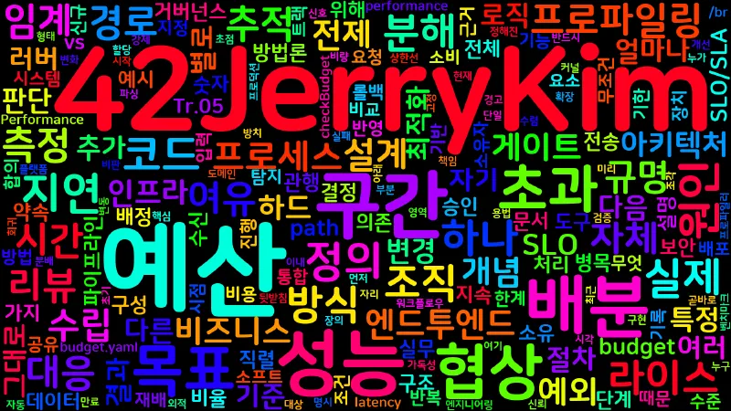 Featured image of post [Design 11] 성능 예산 수립