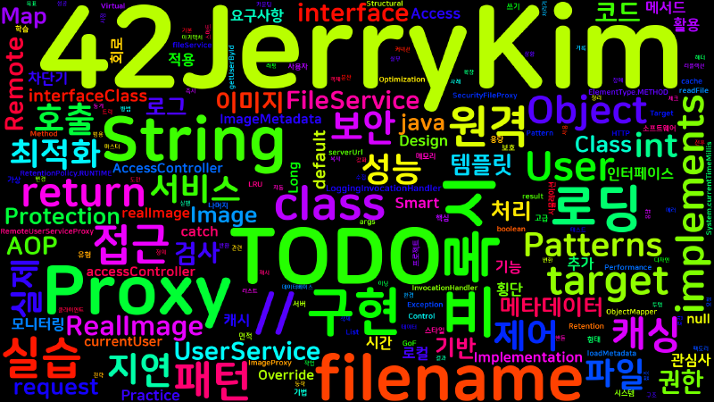 Featured image of post [Design Patterns] 프록시 패턴 실습 - 다면적 제어와 최적화