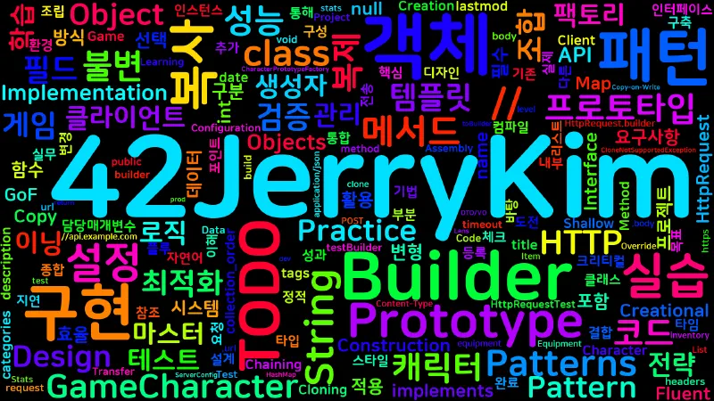 Featured image of post [Design Patterns] 06. 빌더와 프로토타입 패턴의 깊이 있는 이해 — 실습