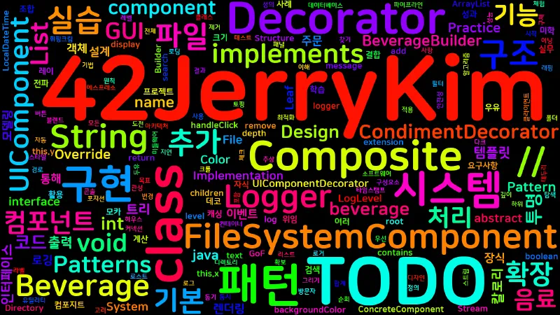 Featured image of post [Design Patterns] 08. 데코레이터와 컴포지트: 재귀적 아름다움 — 실습
