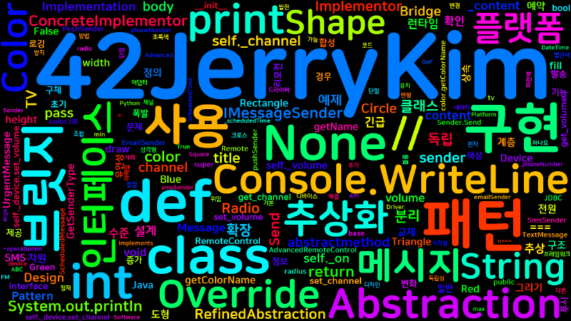 Featured image of post [Design Pattern] Bridge - 브릿지 패턴