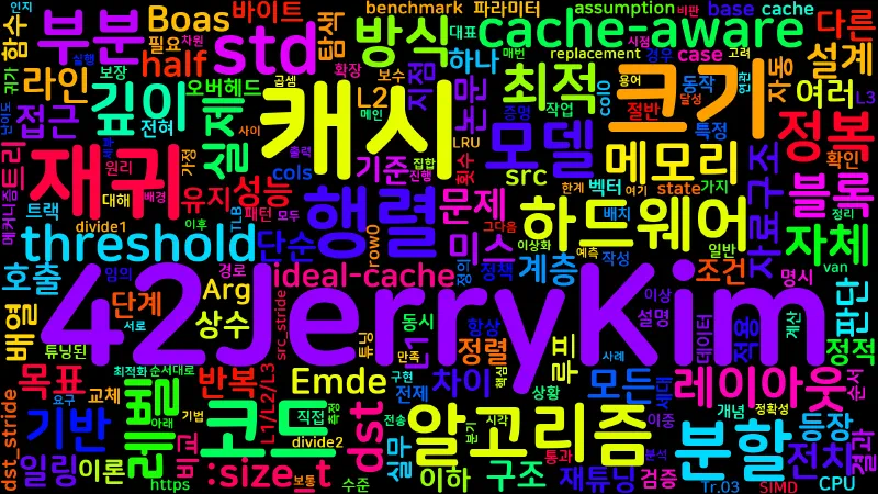 Featured image of post [Extreme 08] Cache-oblivious 알고리즘 설계