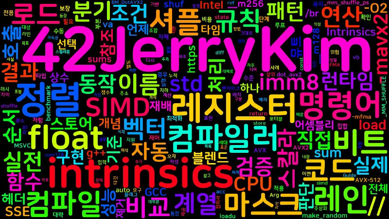 Featured image of post [Extreme 08] SIMD Intrinsics 실전 활용