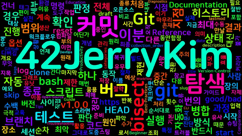 Featured image of post [Git] 33. git bisect — 버그 커밋 이분 탐색