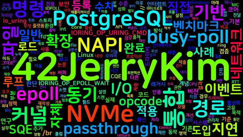 Featured image of post [IO 09] io_uring 심화