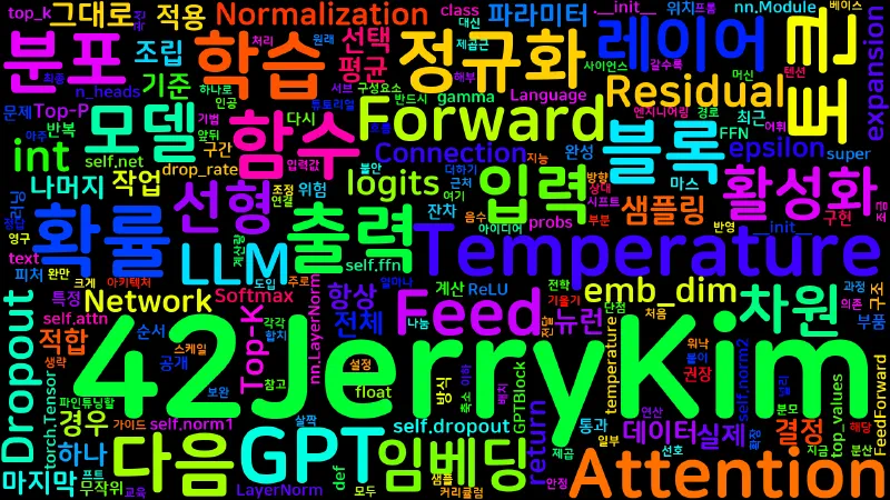 Featured image of post [LLM] 06. GPT 아키텍처 해부 — 정규화, FFN, Residual, 샘플링
