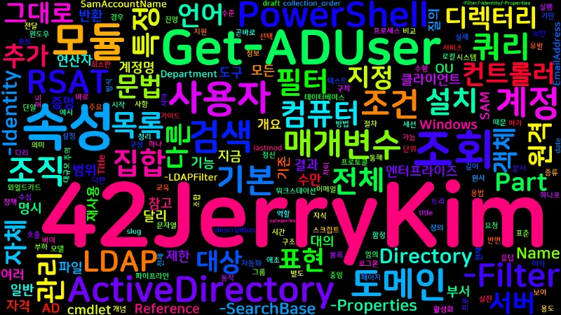 Featured image of post [PowerShell] 115. ActiveDirectory 모듈 개요와 Get-ADUser