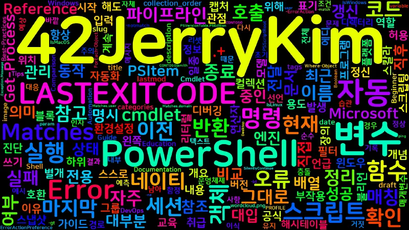 Featured image of post [PowerShell] 24. 자동 변수 총정리 — $_, $null, $Error, $LASTEXITCODE