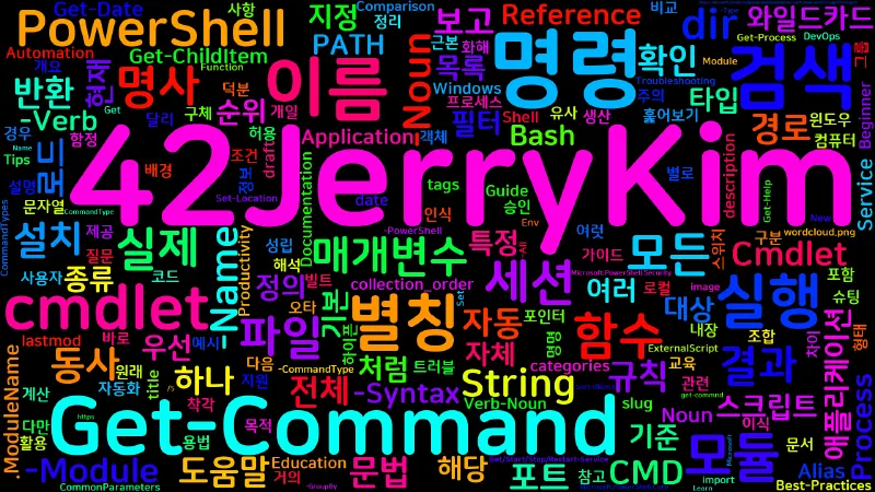 Featured image of post [PowerShell] 03. Get-Command — cmdlet 검색