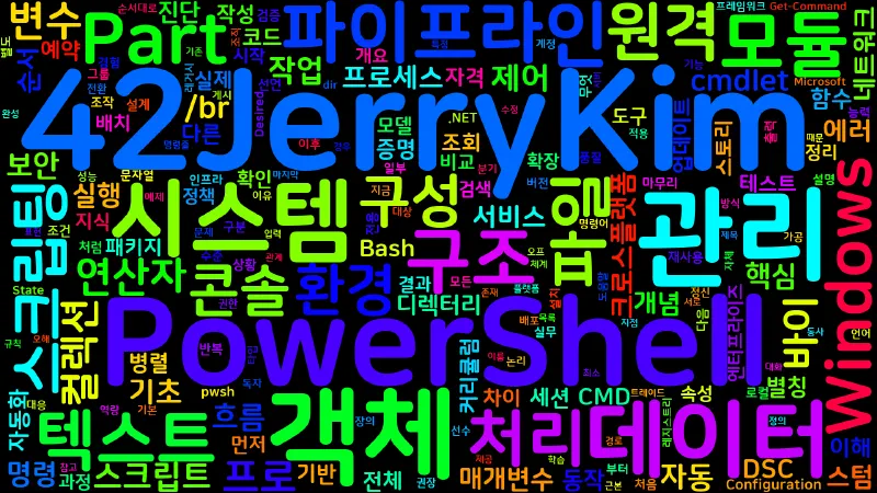 Featured image of post [PowerShell] 00. 과정 개요와 커리큘럼