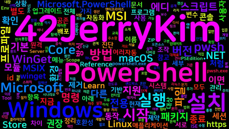 Featured image of post [PowerShell] 01. PowerShell 소개 — pwsh와 Windows PowerShell