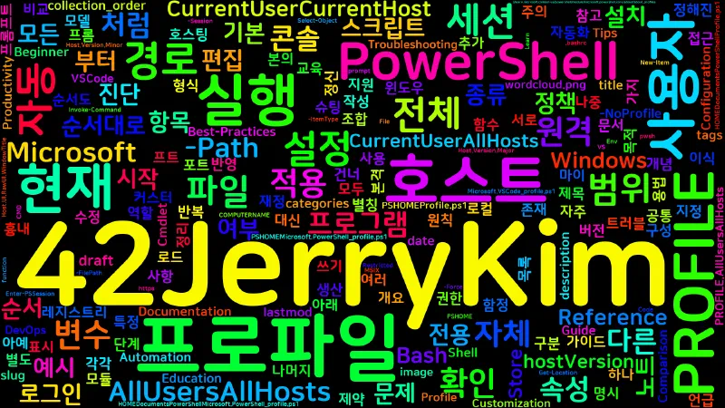 Featured image of post [PowerShell] 06. $PROFILE — 프로파일 스크립트