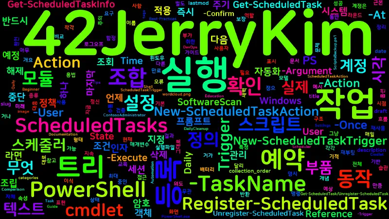 Featured image of post [PowerShell] 92. ScheduledTasks 모듈 — 예약 작업 등록