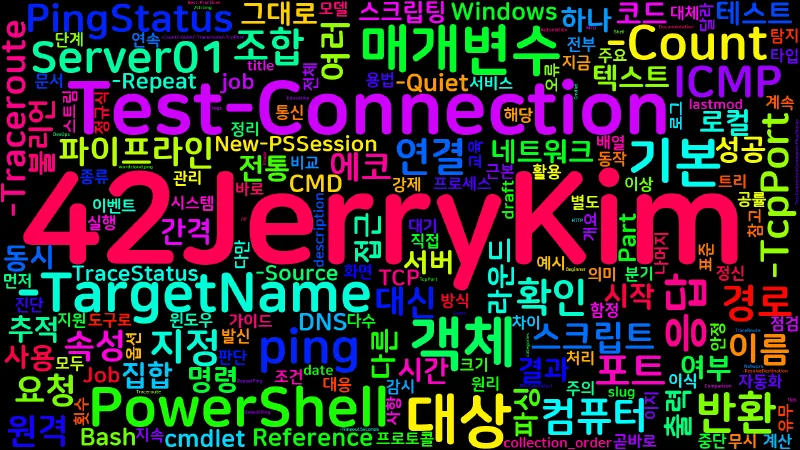 Featured image of post [PowerShell] 109. Test-Connection — ping 대응