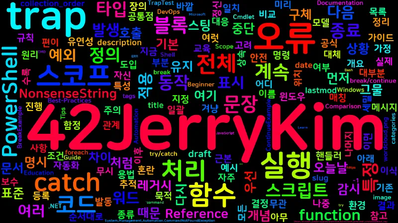 Featured image of post [PowerShell] 67. trap — 레거시 예외 처리