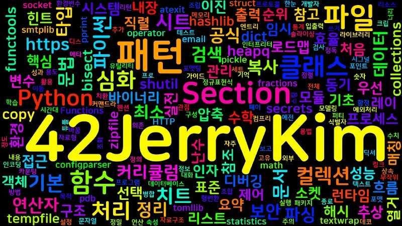 Featured image of post [Python Cheatsheet] 00. Overview - 사용법/커리큘럼/로드맵