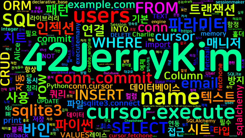 Featured image of post [Python Cheatsheet] 44. Database - sqlite3/ORM 기본 패턴