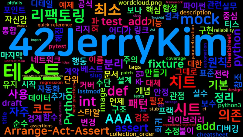 Featured image of post [Python Cheatsheet] 59. Testing - unittest/pytest 관점