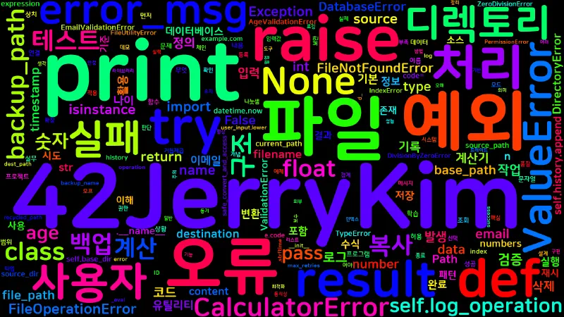 Featured image of post [Python Master] 07. 예외 처리 - try-except-finally/사용자 정의 예외