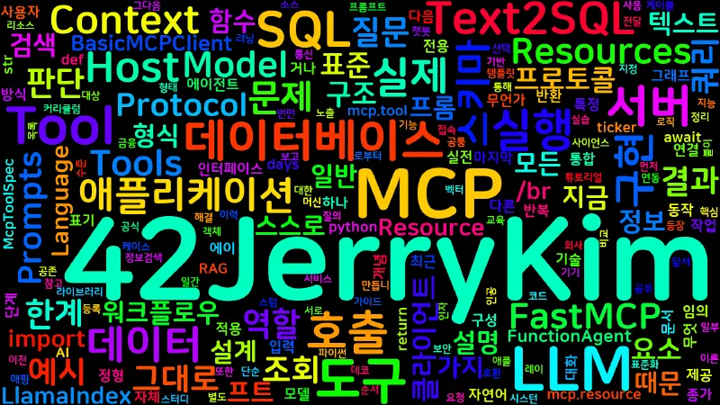Featured image of post [RAG] 06. MCP 기반 Text2SQL — LLM과 데이터베이스 연결하기