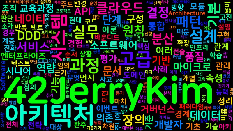 Featured image of post [Software Architecture] 00. 소프트웨어 아키텍처 교육과정 소개