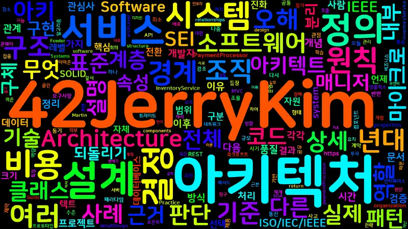 Featured image of post [Software Architecture] 01. 소프트웨어 아키텍처 기초