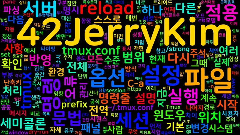 Featured image of post [Tmux] 06. tmux.conf 기초 - 설정 문법과 reload